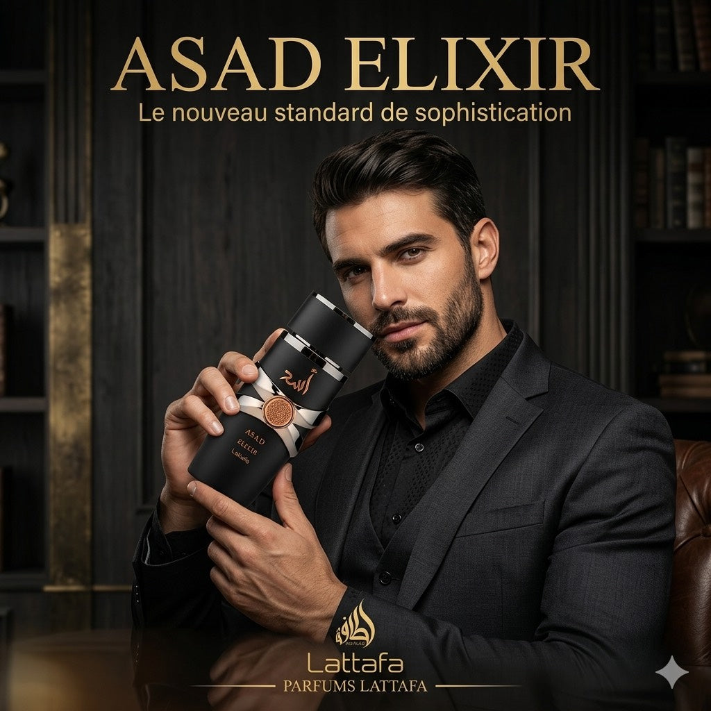 Lattafa Asad Elixir - Parfum Homme Intense & Orientale | Eau de Parfum 100ml